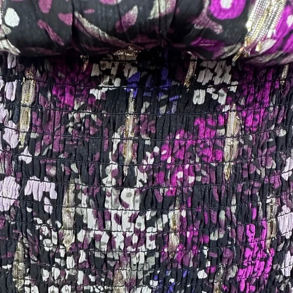 White House Black Market long sleeve top with gold accents size 4 - Picture 11 of 14